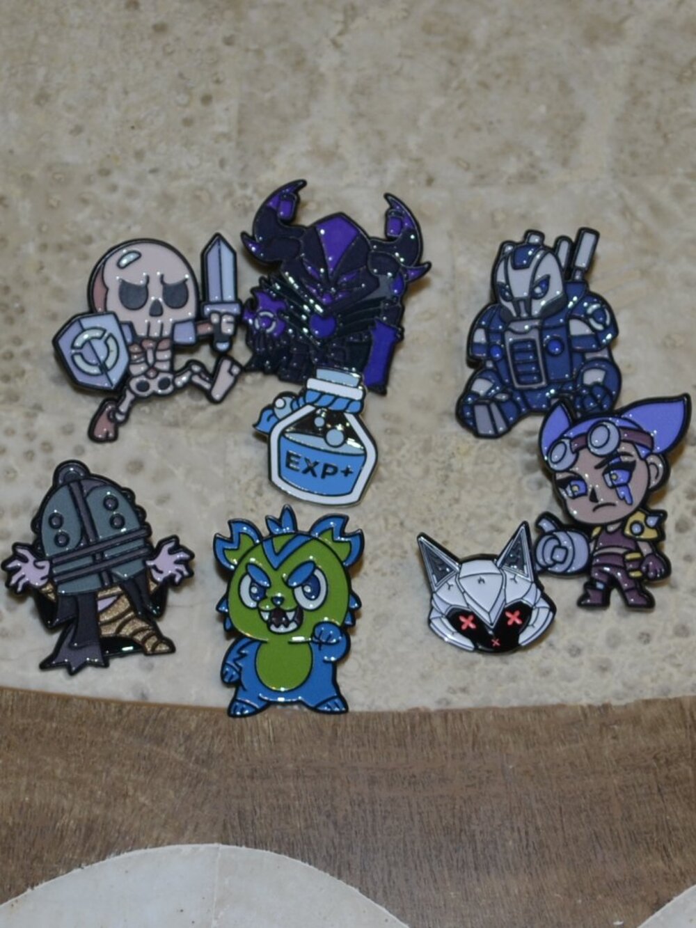 Fantasy Enamel Pin 8 Piece Set